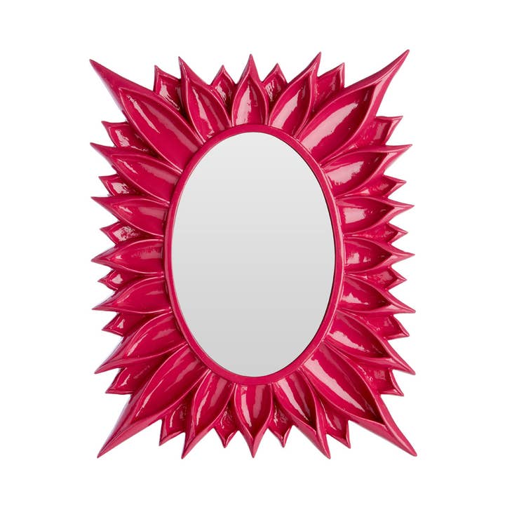 Raspberry 4 x 6" Floral Photo Frame for wholesale by Interiors by Premier