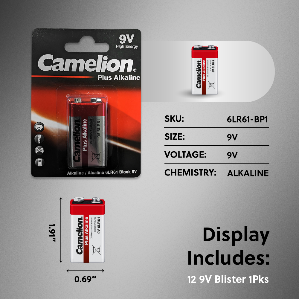 Camelion Battery - Vente Présentoir – papeterie et articles fantaisie - Camelion Plus Alkaline 96 pcs. Présentoir de piles9