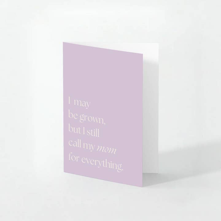 in Perennial – Großhandel Muttertagskarten – Ruf meine Mama für alles an - Muttertagskarte1