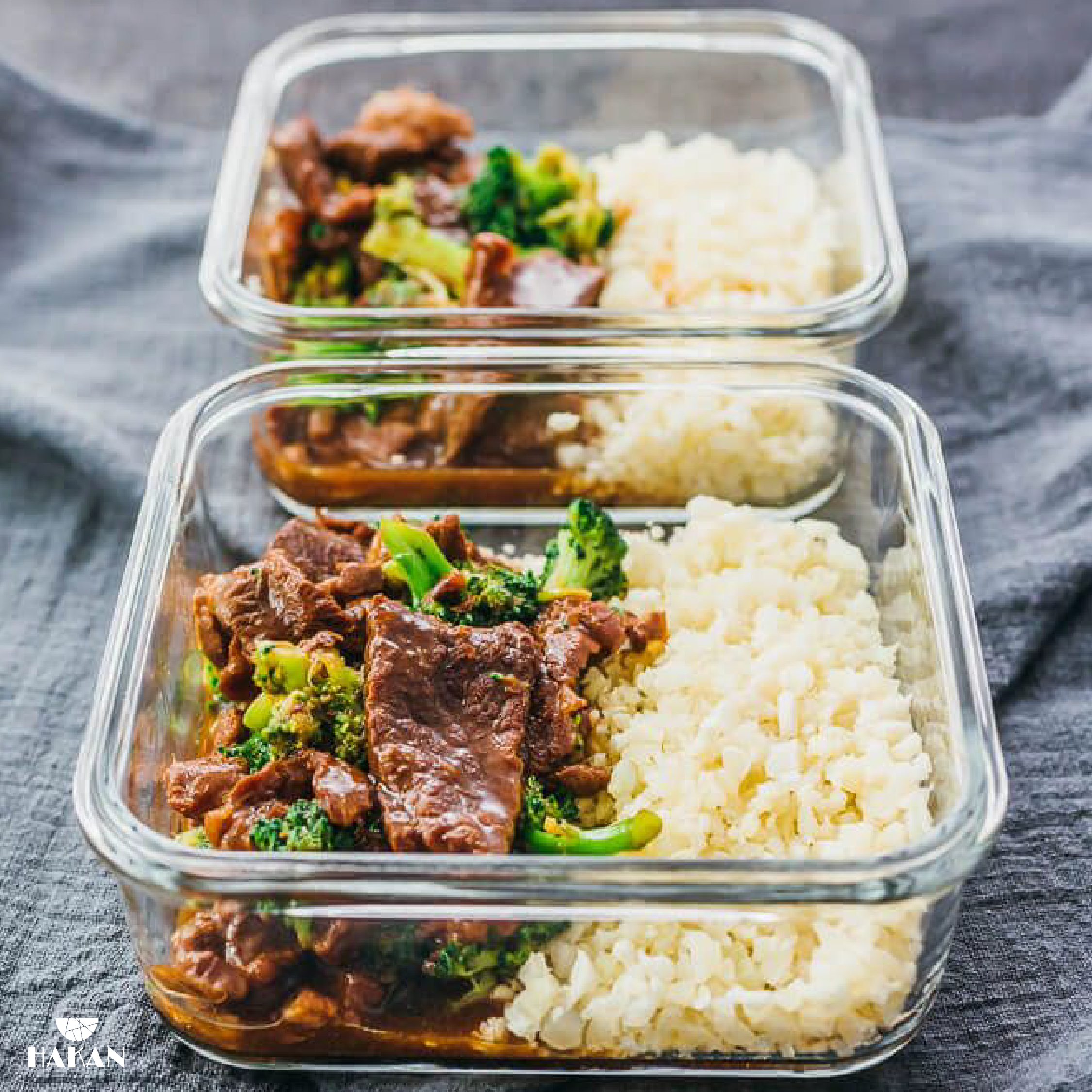 Hakan - Vendita all'ingrosso Contenitori per alimenti - Set di contenitori in vetro LAV con coperchi, 1 pz10