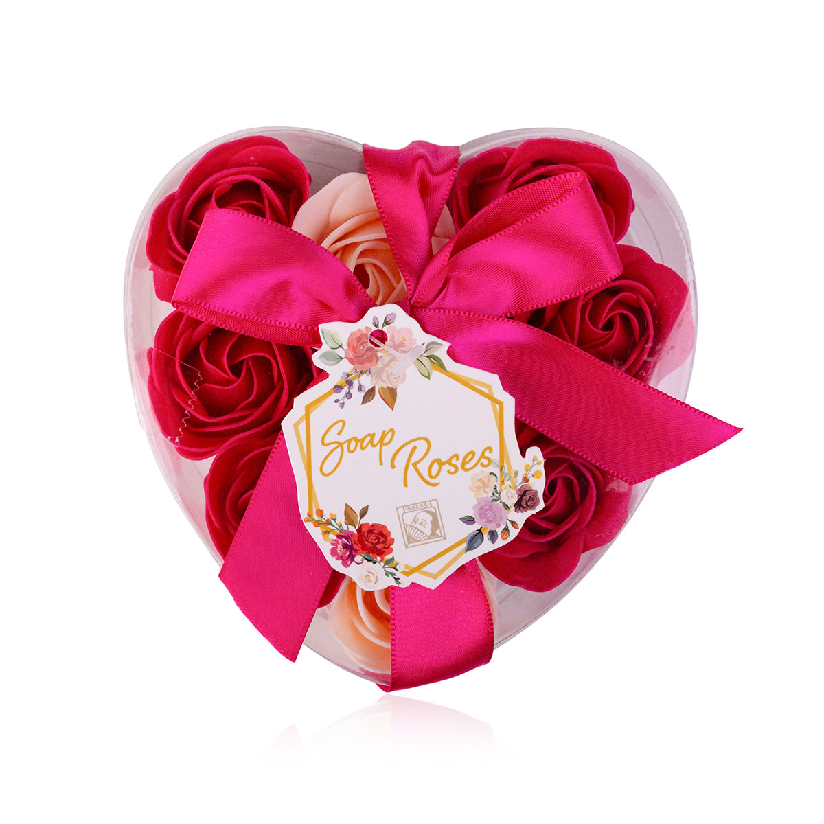 VewoTex – Bomba de banho/efervescente por atacado – Rosas de banho » Caixa coração com rosas de sabão » Confetti de banho » 9 peças no conjunto de 3 g cada (vegan)1