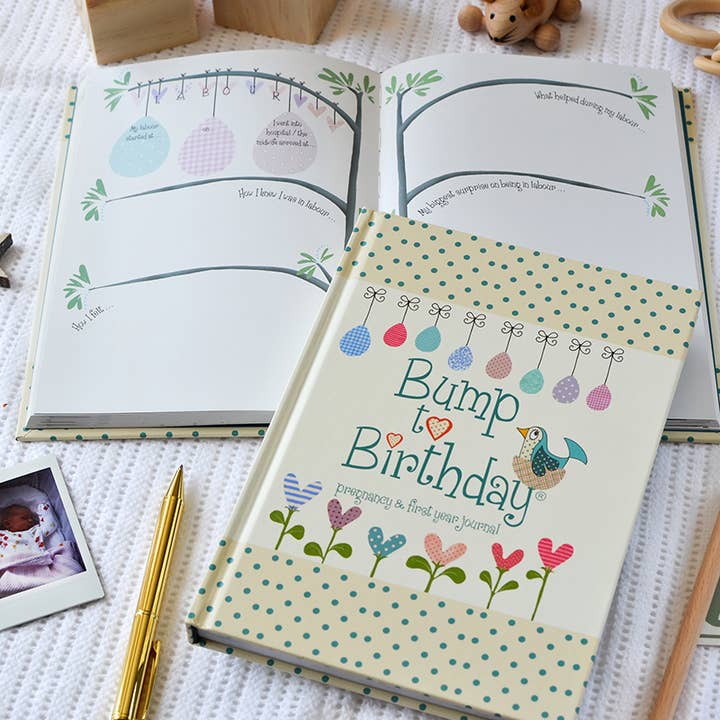 Bump to Birthday - A pregnancy & first year journal for wholesale by FROM YOU TO ME Meaningful Gifts