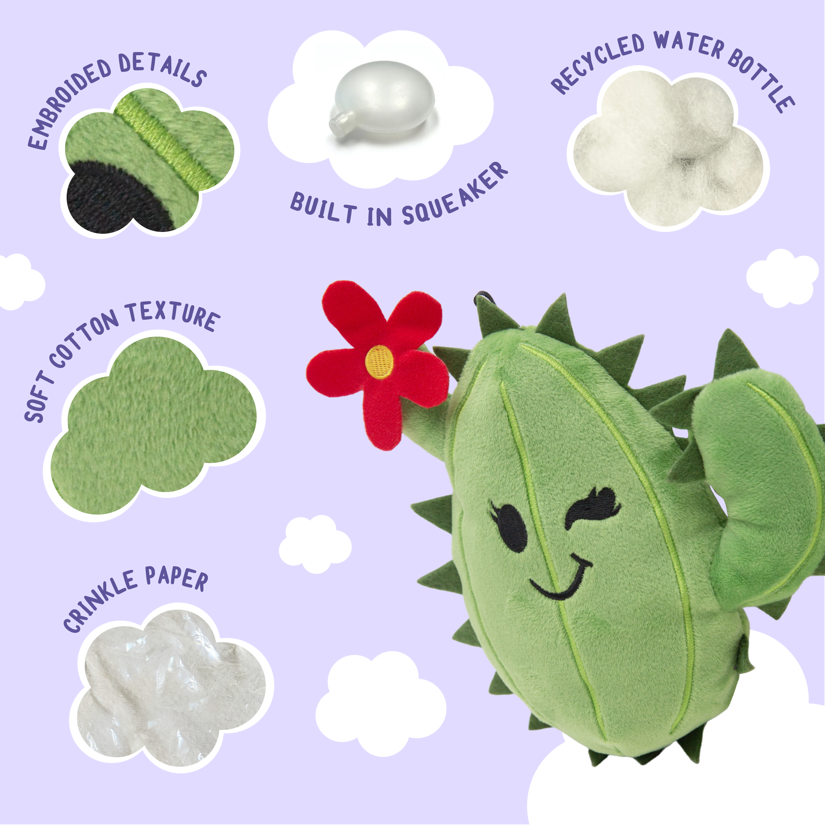 SnugArooz - Wholesale Pet Plush Toy - Dog - Chloe the Cactus4