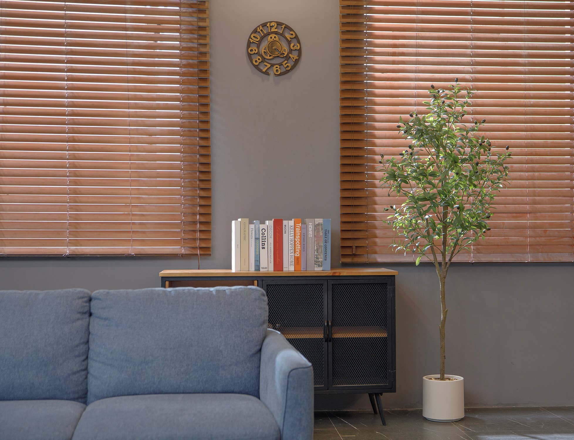 Vintage Home - Wholesale Artificial Plant - 67" Artificial Faux Olive Tree in a Beige Resin Planter6