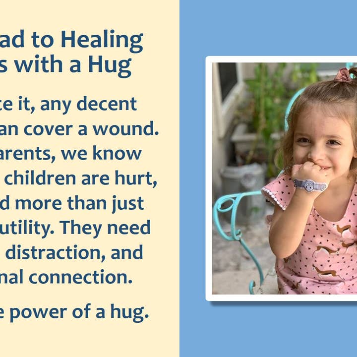 Hug-a-BooBoo – wholesale Plasters/bandages – Kids & Baby – "Butterfly Hugs" Fun Pretty Novelty Bandages, Gift Idea 24ct
