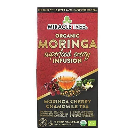 Miracle Tree - Wholesale Health/Detox Tea - Moringa Energy Tea: Cherry Chamomile