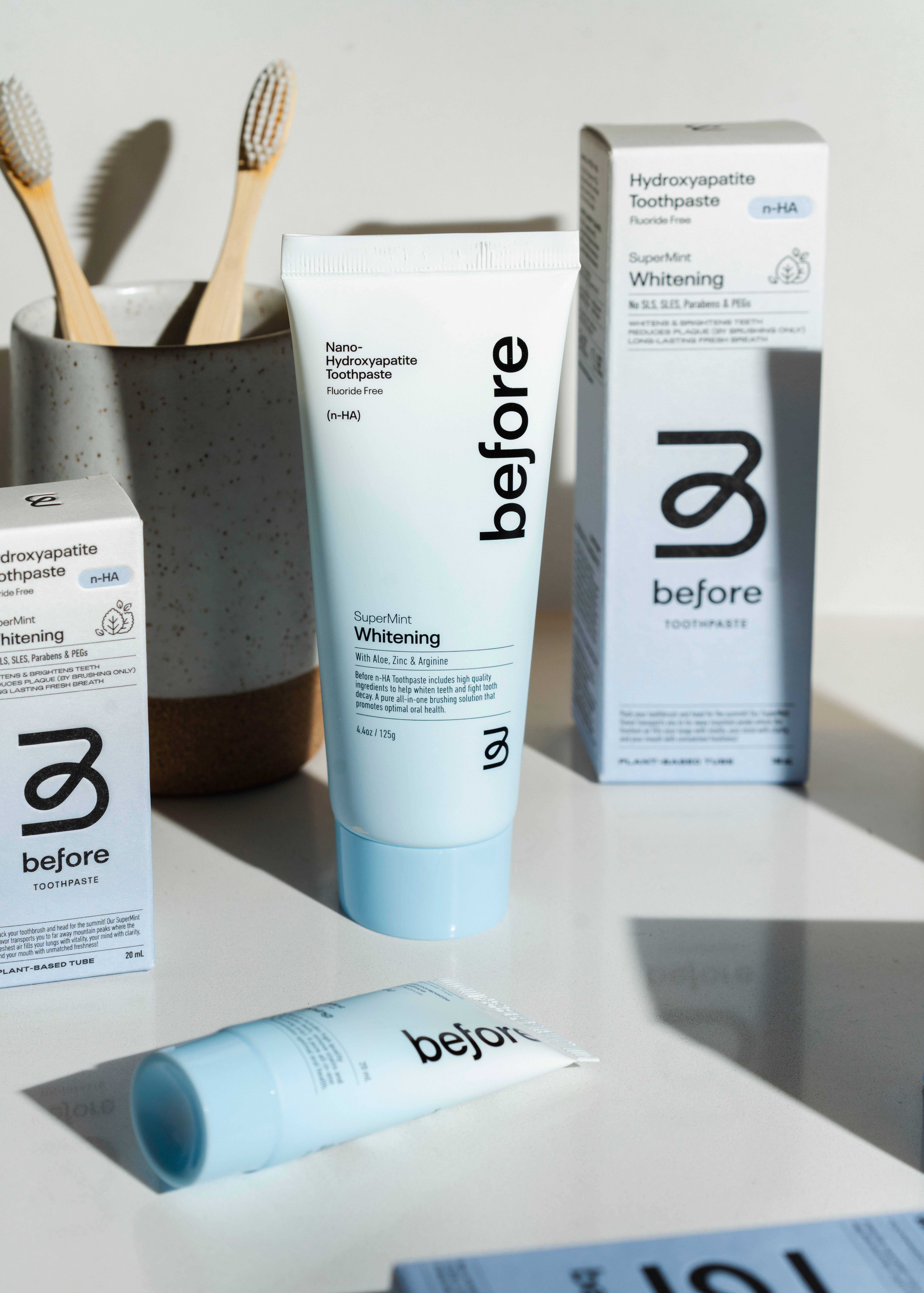 Before - Wholesale Toothpaste - Nano-Hydroxyapatite SuperMint Whitening Toothpaste5