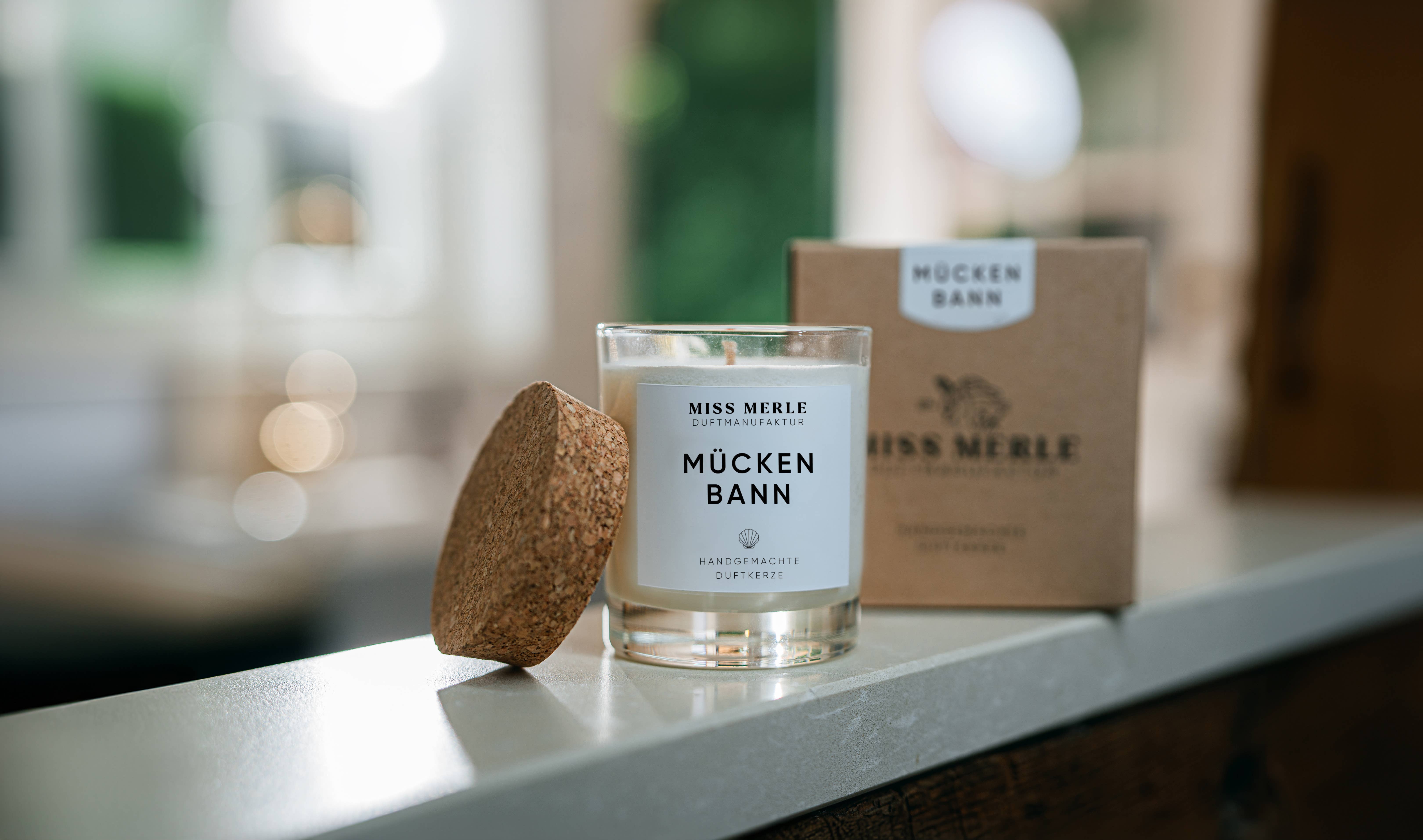 MISS MERLE Duftmanufaktur - Wholesale Jar/Filled Candle - Scented Candle MOSQUITO REPELLENT 150g – Citronella against Mosquitoes3