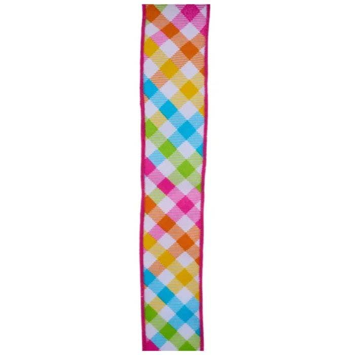 TRÅDBAND MÅNGFÄRGAD RUTIG 2 Storlekar för wholesale av Lucknow Southern and Company