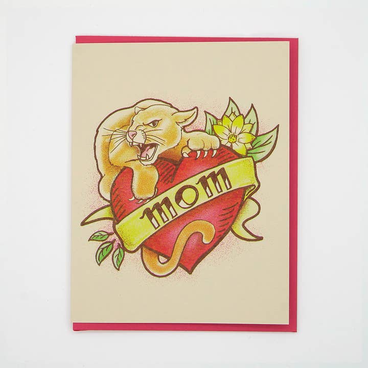Carte de tatouage Kid Icarus - Fête des mères - Maman Cougar pour la vente par Kid Icarus