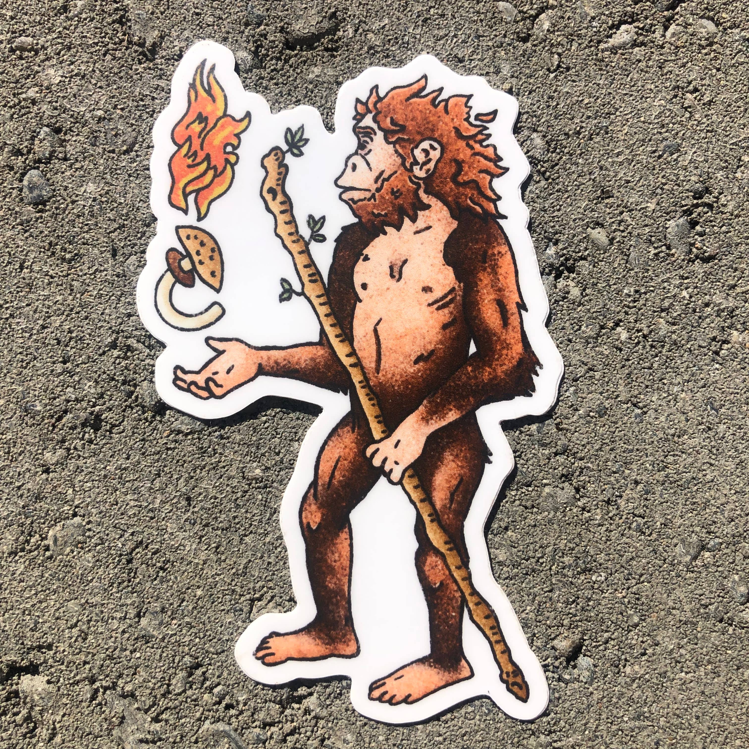 The Fungi Arcana – Großhandel Aufkleber – Stoned Ape Hypothesis - Vinyl-Aufkleber2