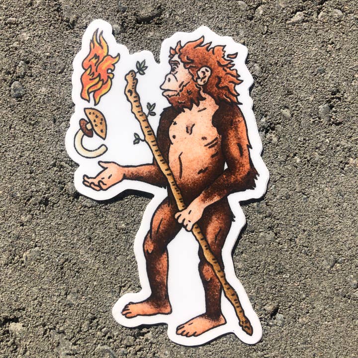 The Fungi Arcana – Großhandel Aufkleber – Stoned Ape Hypothesis - Vinyl-Aufkleber2