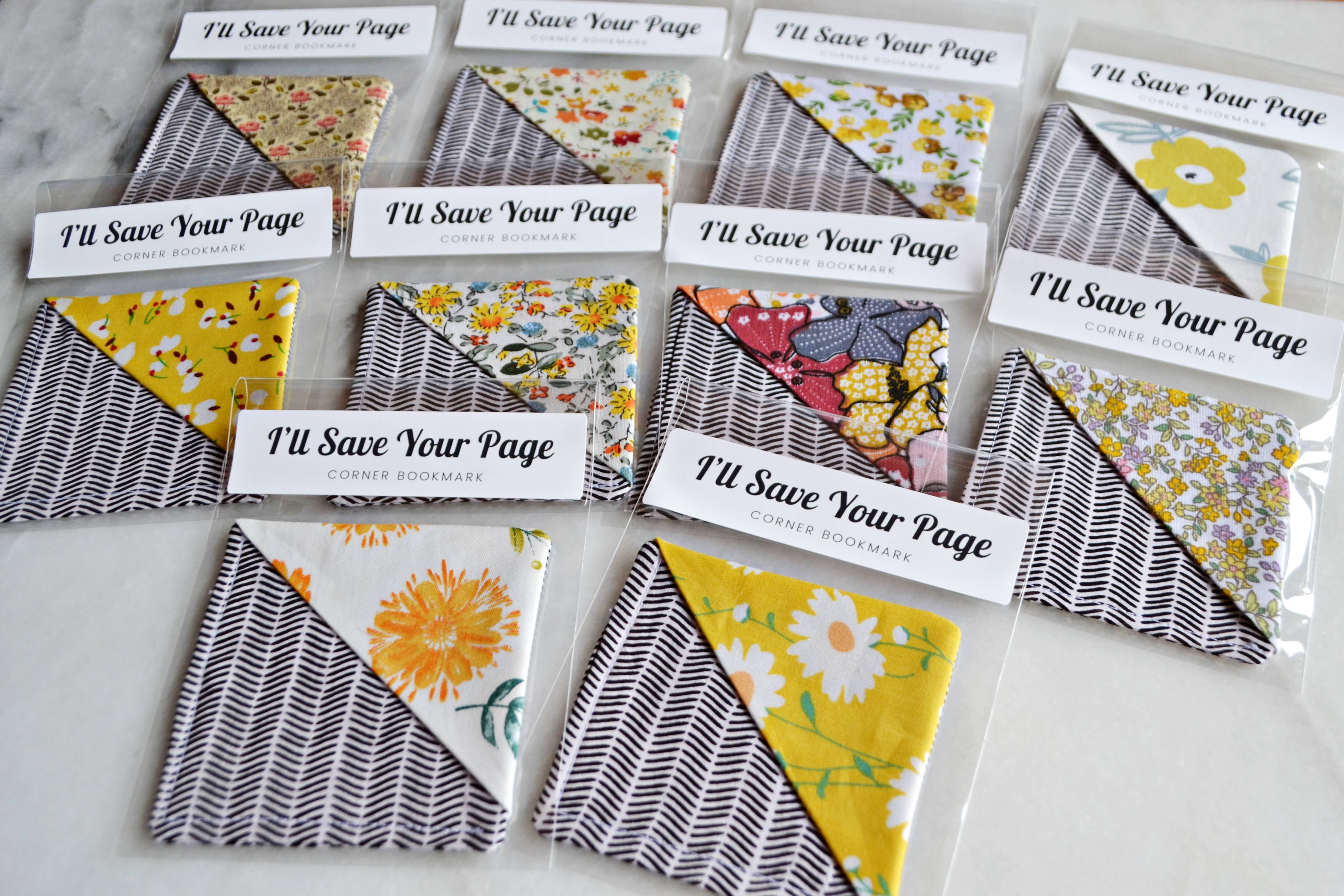 Evergreen View Farm – Großhandel Lesezeichen – Lesezeichen-Ecken aus Stoff für Buchliebhaber und Buchhandlungen9