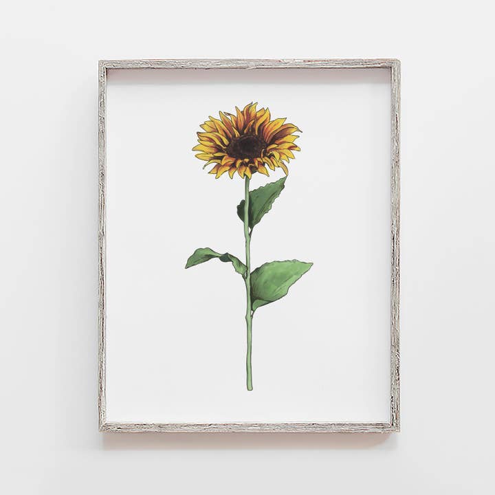 Tirage artistique fleur de tournesol jaune pour la vente par JesMarried