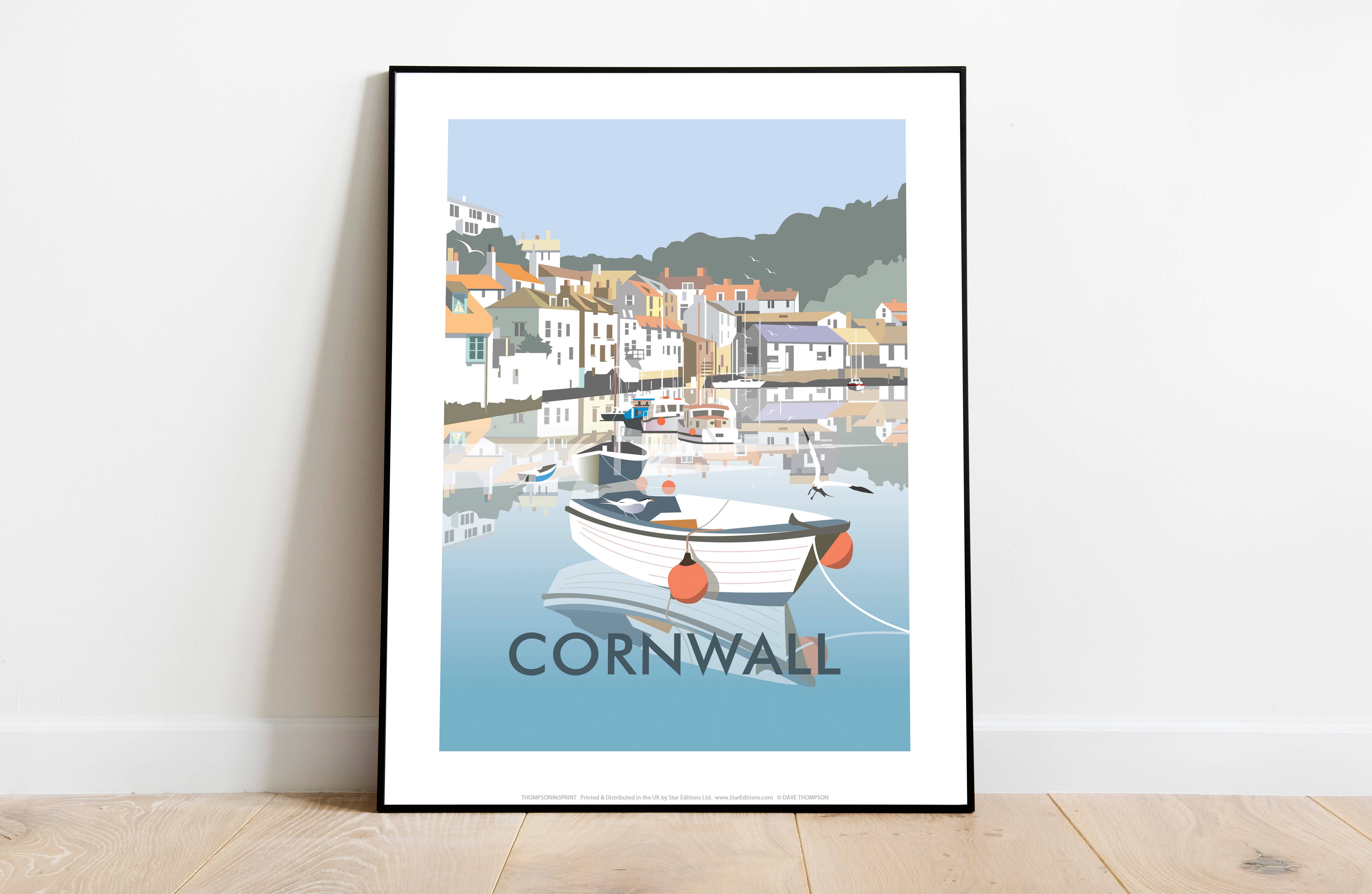 Star Editions - Wholesale Art Print - Cornwall By Artist Dave Thompson - 11X14” Premium Art Print1