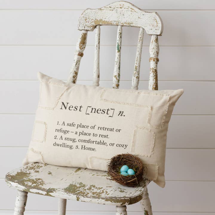 Audrey's Home & Gift - Wholesale Throw/Decorative Pillow - Pillow - Cozy Nest (PC)