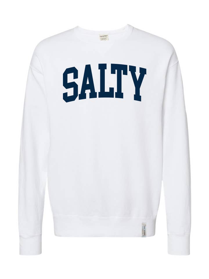 One Ocean Apparel Co.. - Wholesale Graphic Sweatshirt - Unisex - SALTY Crewneck - CUSTOM COLORS4
