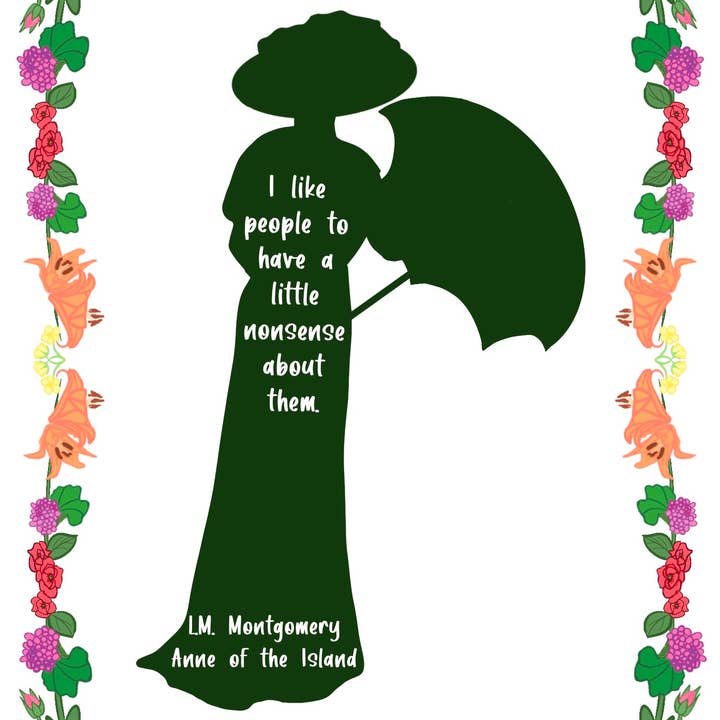 Anne of Green Gables 5x7 Cartão Branco Darcey LJ Keeney por atacado de Greetings From Hospitality Lane