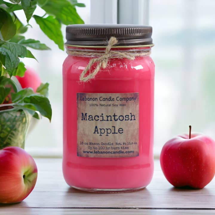 Lebanon Candle Company - Wholesale Jar/Filled Candle - Macintosh Apple
