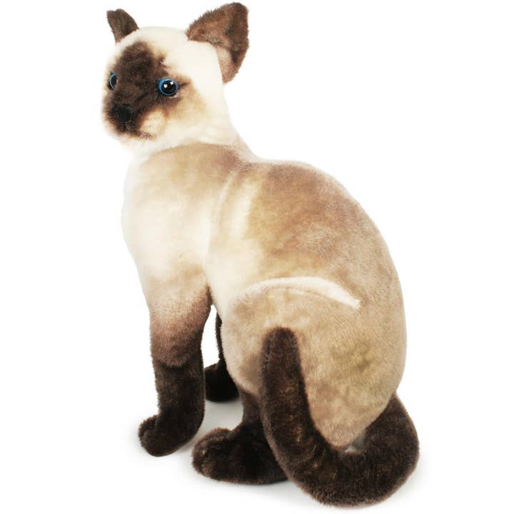 VIAHART Toy Co. - Wholesale Stuffed/Plush Toy - Kids & Baby - Stefan The Siamese Cat | 13 Inch Stuffed Animal Plush
