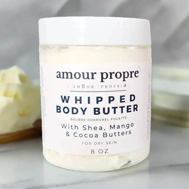 Organic Whipped Body Butter - Dry Skin Relief for wholesale by Amour Propre