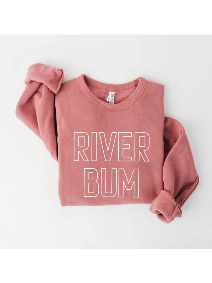OAT COLLECTIVE - Vente Sweat-shirt à imprimés – femme - Sweat graphique RIVER BUM4
