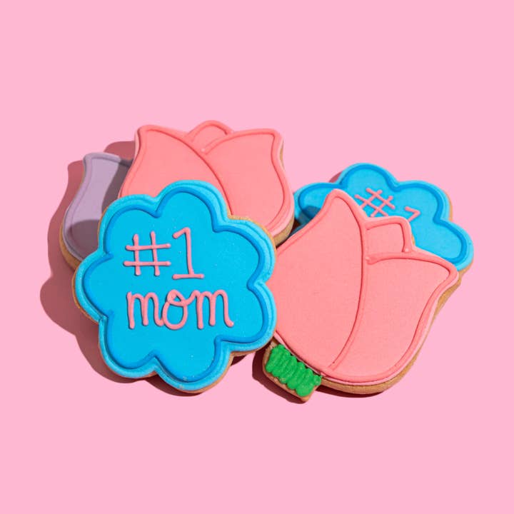 Handverzierte Kekse zum Muttertag für den Großhandel von Wandercrumb