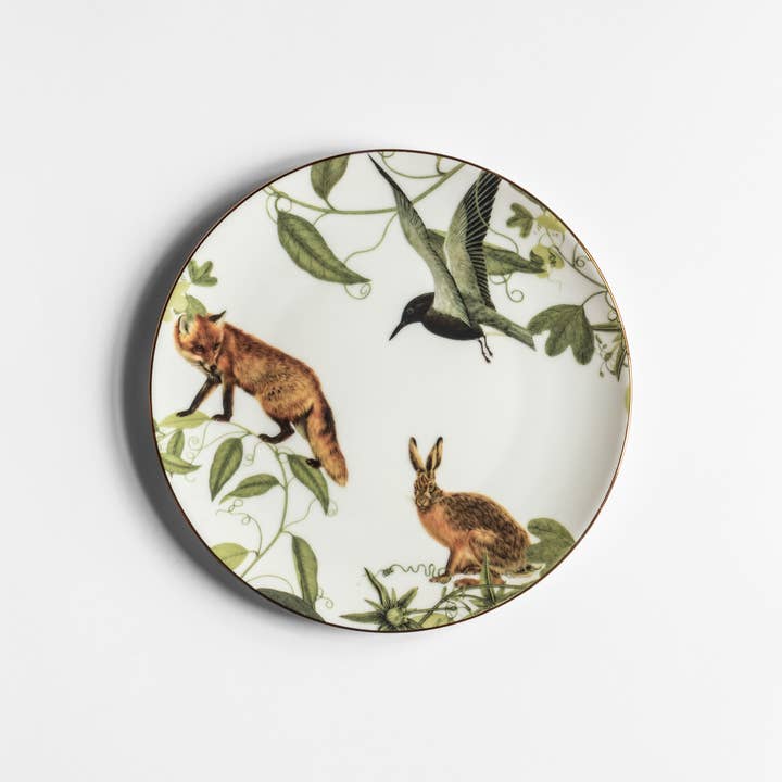 Vito Nesta Grand Tour - Wholesale Dinner Plate - Mont Blanc set of 6 porcelain dessert plates5