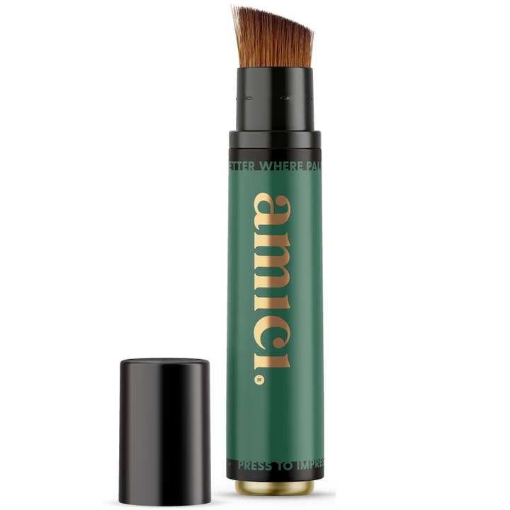 Refillable Brush Graffity Green for wholesale by AMICI Cosmetics