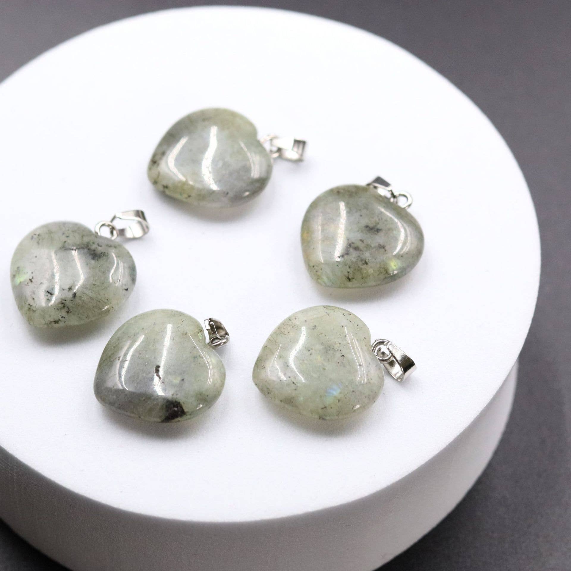 Gemcohub – wholesale Spiritual stone/crystal – Amethyst Pendant Agate Heart Necklace Natural Stone6