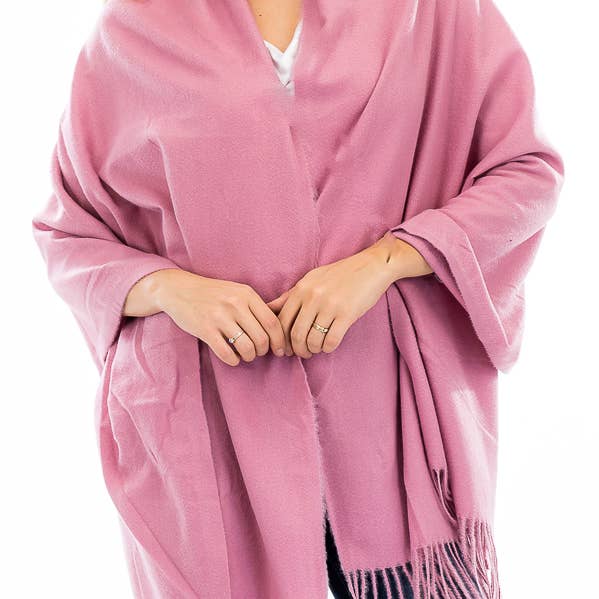 Cap Zone - Wholesale Sjaal - Dames - Oversized sjaal en omslagdoek van echt ongeverfde wol en sky cashmere32