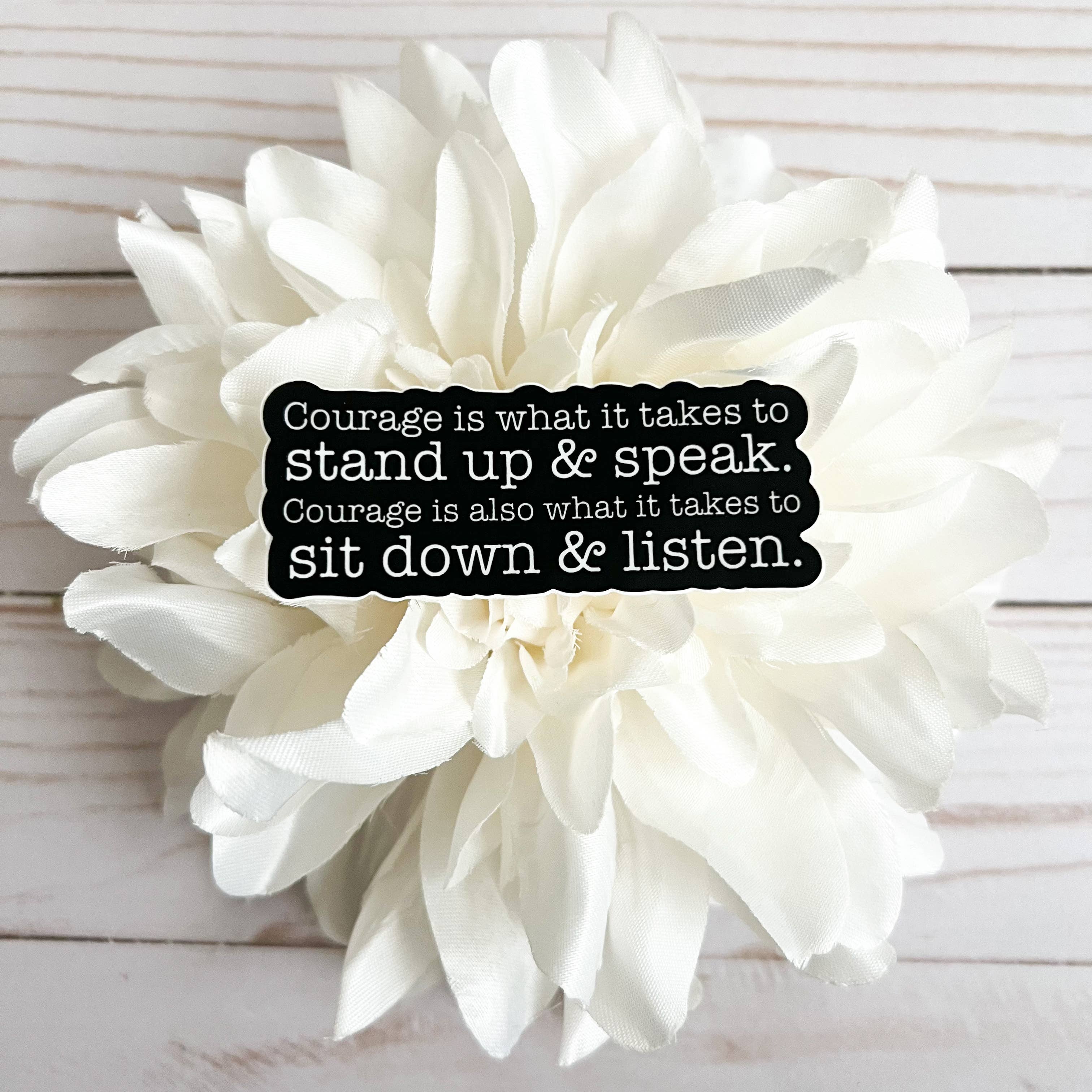 swaygirls - Vendita all'ingrosso Adesivo - Adesivo Courage | Citazione di Winston Churchill8