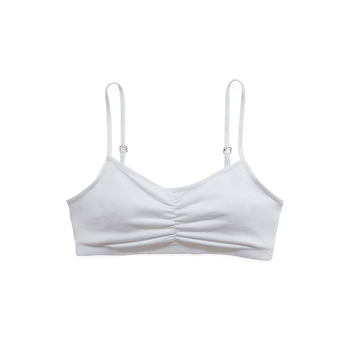 Astrid Jersey Bralette, White for wholesale by Everviolet