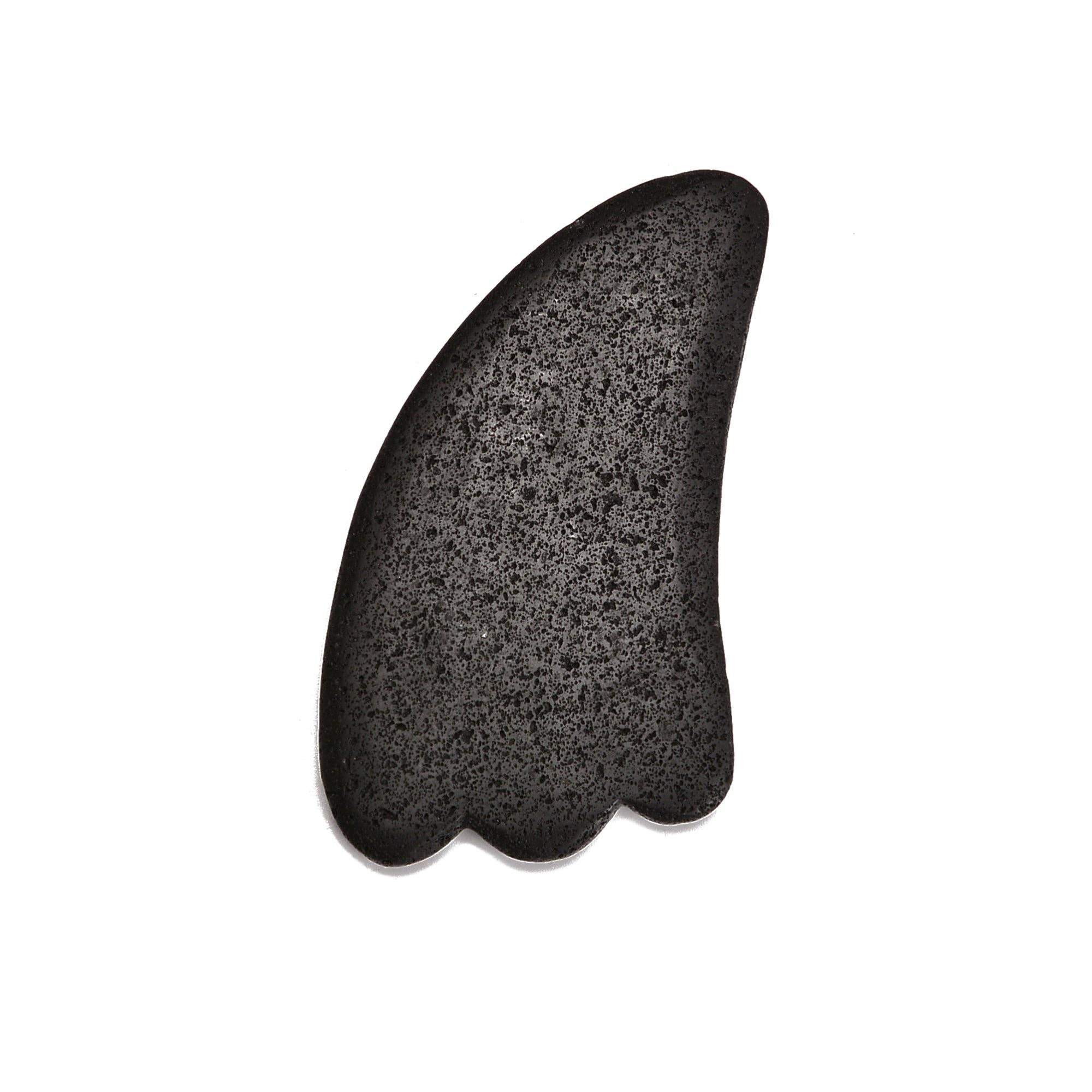 CRCBEADS - Wholesale Gua Sha Tool - Black Lava Gua Sha Massage Stone Tool Size 58x110mm 60x85mm Sold by Piece0