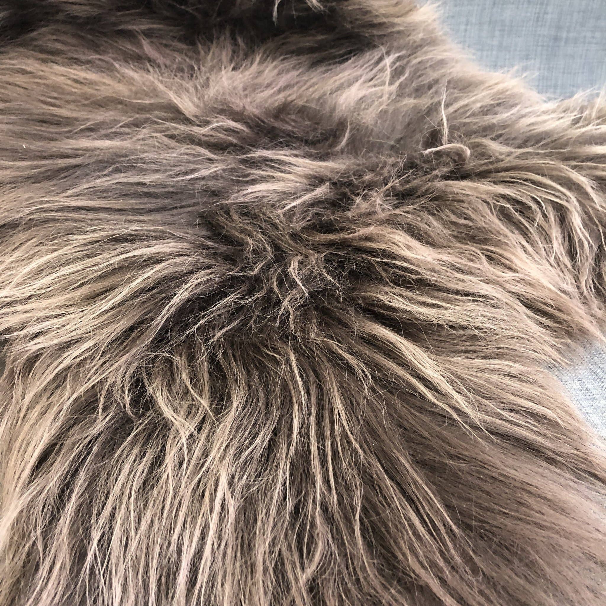 Wildash London - Wholesale Area Rug - Icelandic Sheepskin Rug Rich Chestnut Brown Large 110cm2