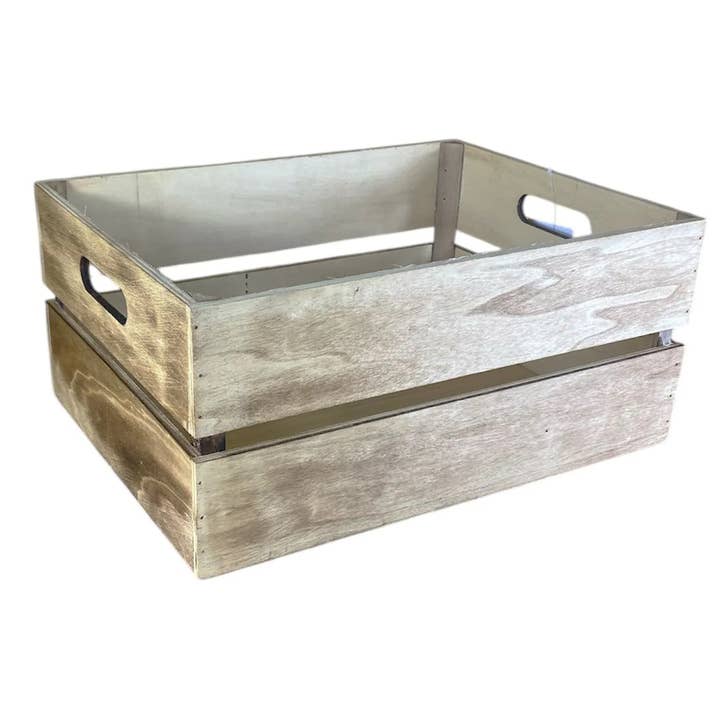Capra Attilio - Wholesale Basket - Wooden crate 40x30x18 cm