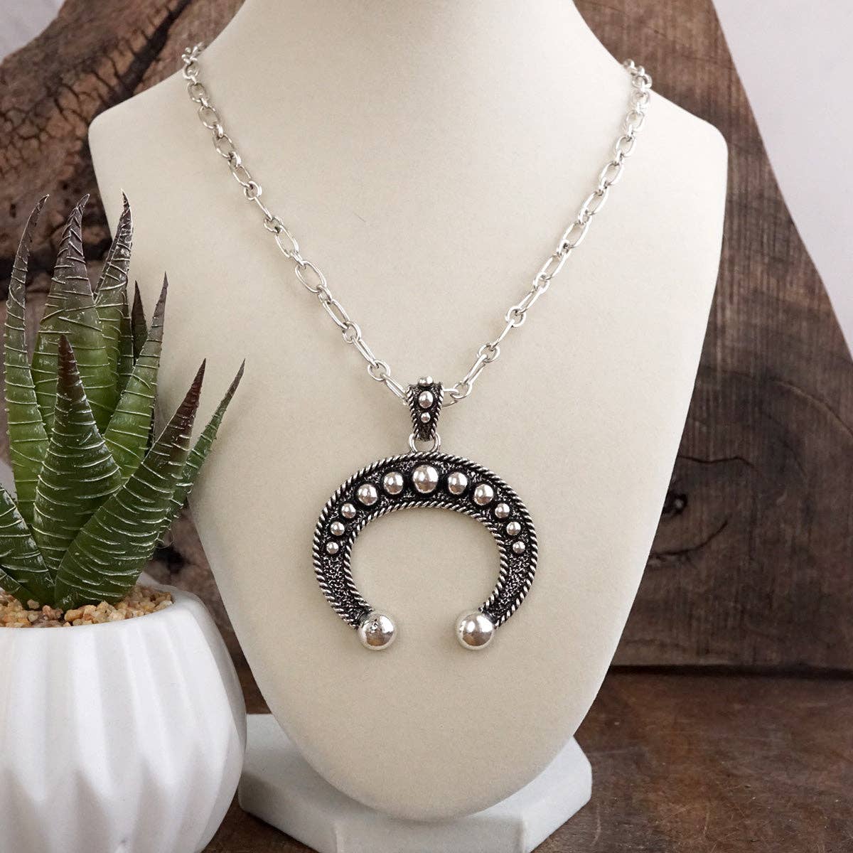 PennyLine inc - Wholesale Pendant/Charm Necklace - Desert Bloom – Western Squash Blossom Pendant Necklace1