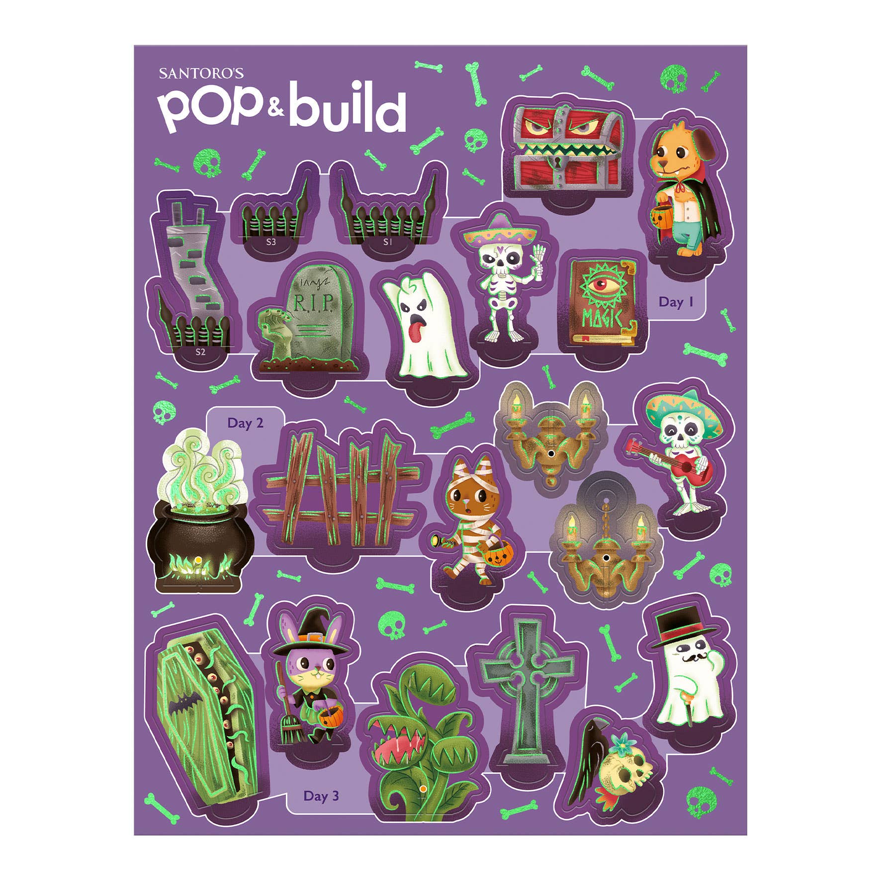 Santoro London - Wholesale Kerstdecoratie - Pop en Bouw - Halloweenhuis2