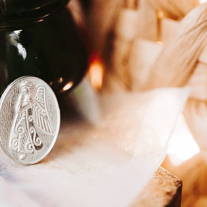 House of Morgan Pewter – Großhandel Sammelmünze – Schutzengel Taschenmünze - Großpreise5