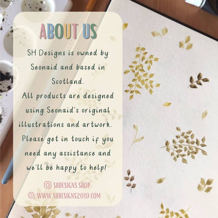 SH Designs - Wholesale Face & Body Wipes - Reusable Face Wipes Dark Autumnal Floral Pattern