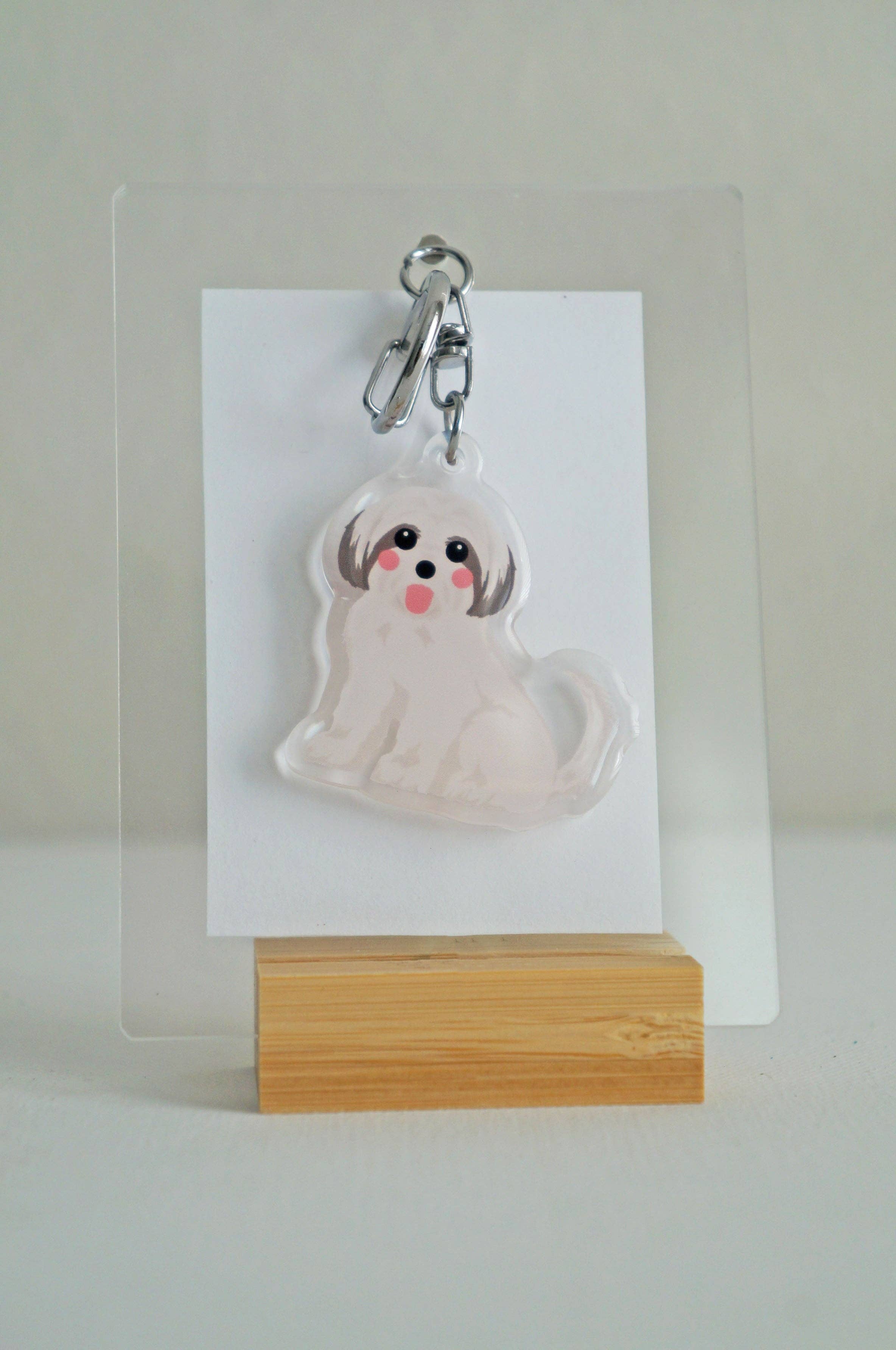 kiwi & WILLOW - Wholesale Keychain - Unisex - Shih Tzu Epoxy Keychain7