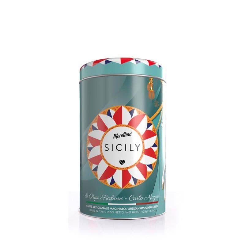 Caffè Morettino – wholesale Malet kaffe – I Pupi Siciliani „Carlo Magno“ – färskmalet kaffe 125 g1