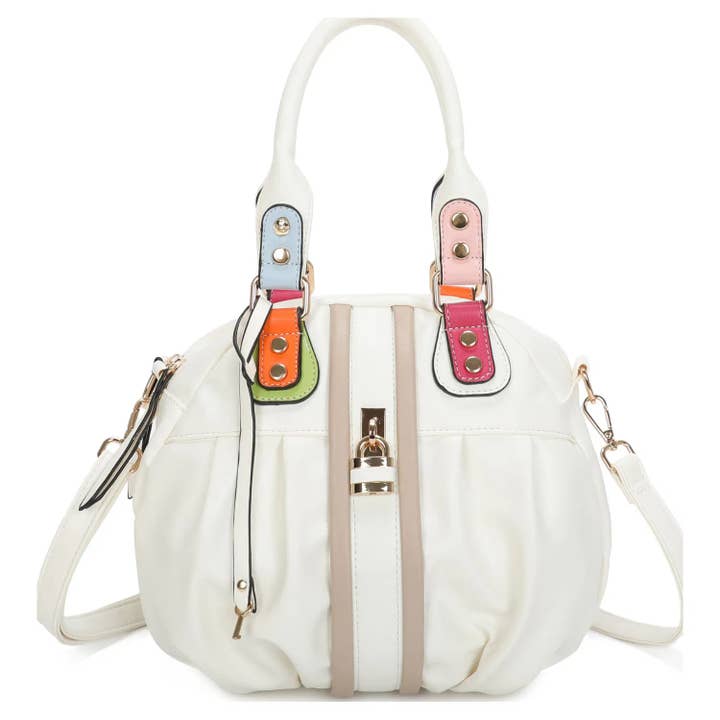 Superbia - Vente Sac à main avec poignée sur le dessus – femme - Sac Citrouille Double Fermeture Éclair Multicolore Superbia Soft 504-17