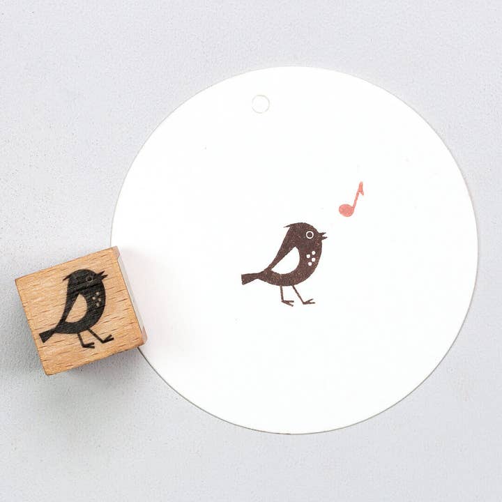 5x Carimbo | Pássaro com Penacho por atacado de Perlenfischer