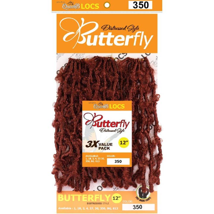 Synthetische Königin B 3X Schmetterling Lcos 12 Zoll Farbe 350 für den Großhandel von II Sisters Beauty Supply