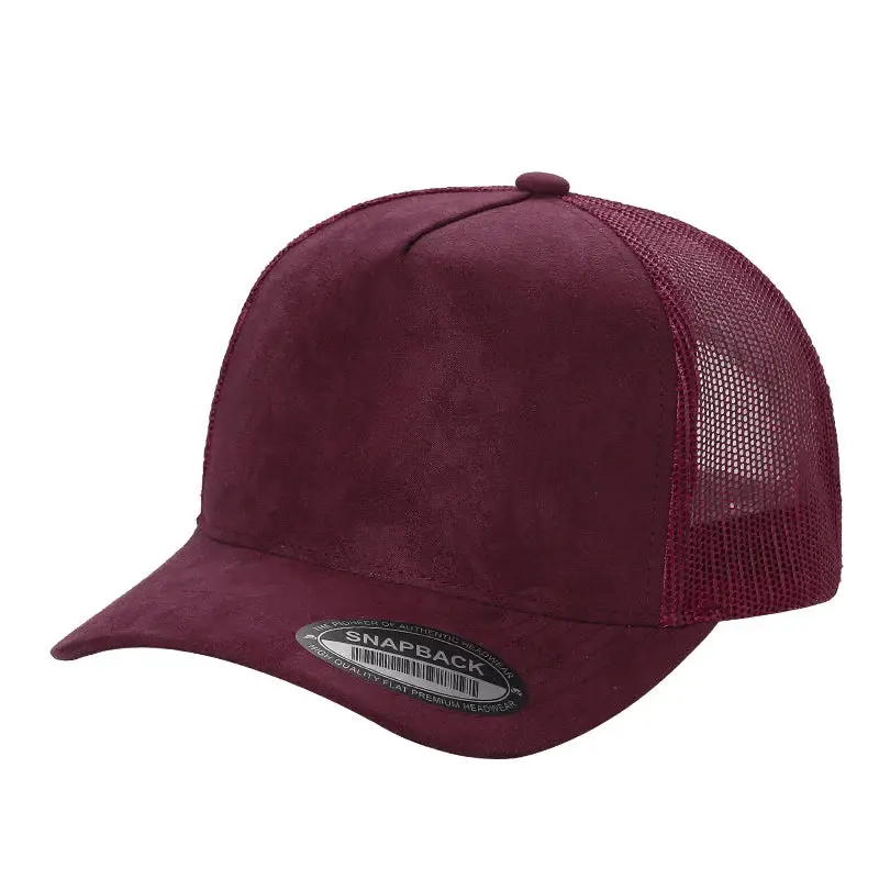 Burzip collection - Wholesale Trucker Hat - Unisex - TC2-PC>5PANEL SUEDE FRONT AND MESH BACK CAPS SUM PREPACK  14