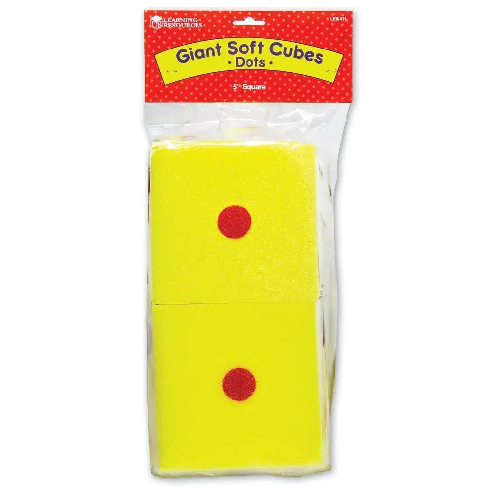 Learning Resources - Vente Lot de jouets – enfant - Cubes à pois géants en mousse souple, lot de 21