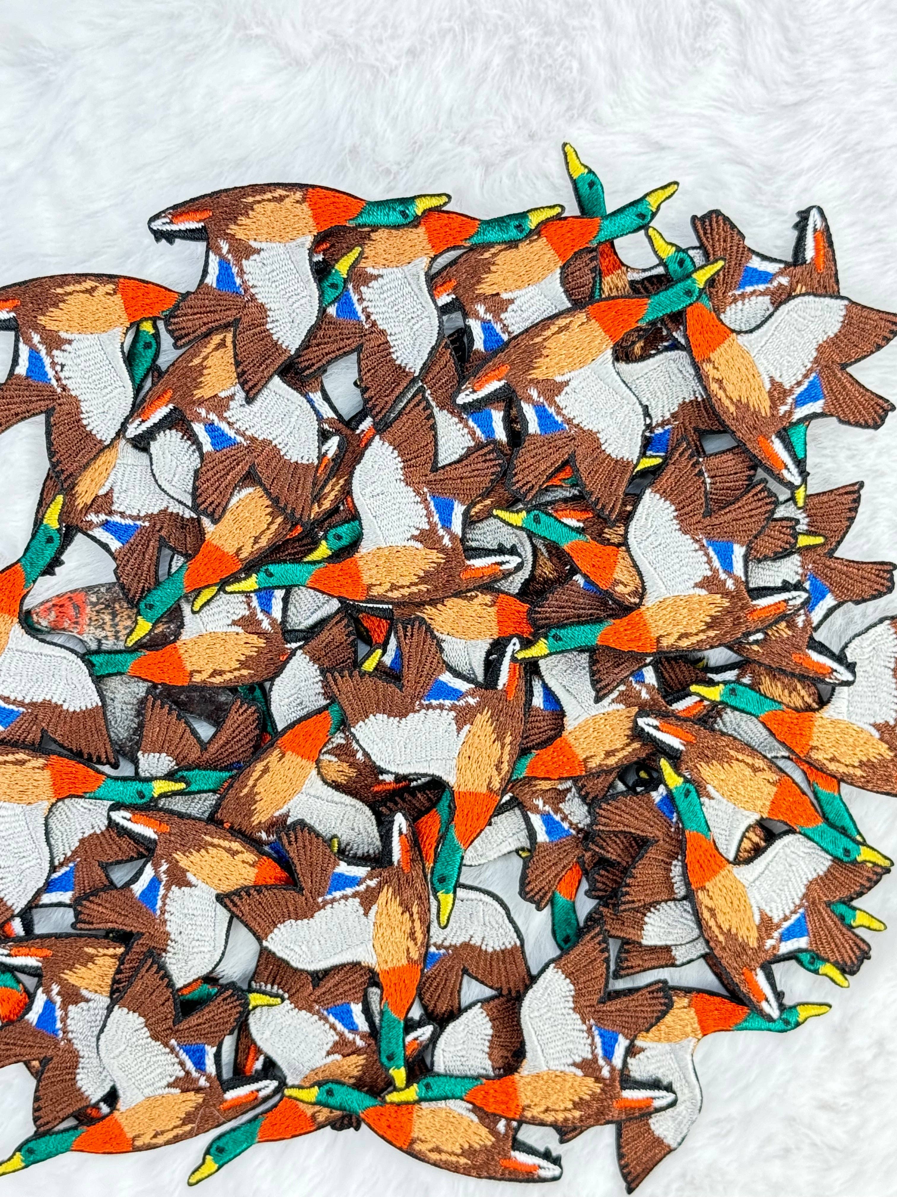 Magen Made Designs - Wholesale Patch - Flying Duck Embroidered Patch3