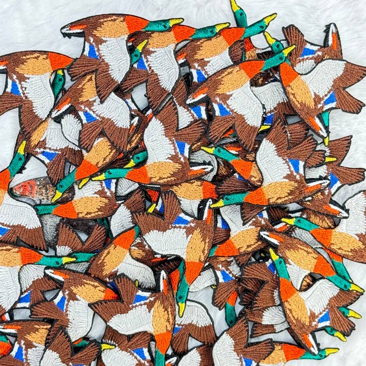 Magen Made Designs - Wholesale Patch - Flying Duck Embroidered Patch3