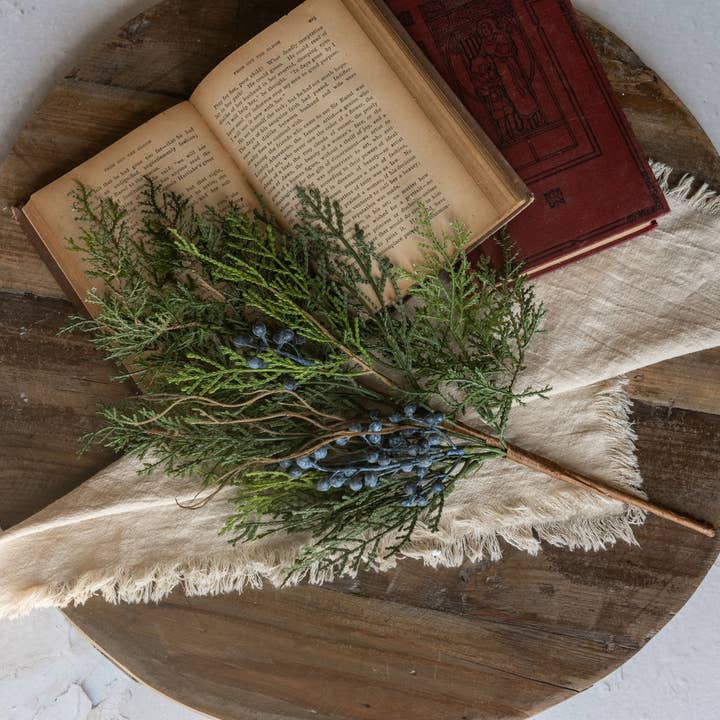 Ragon House - Wholesale Artificial Plant - 18" CEDAR & BERRIES PICK0